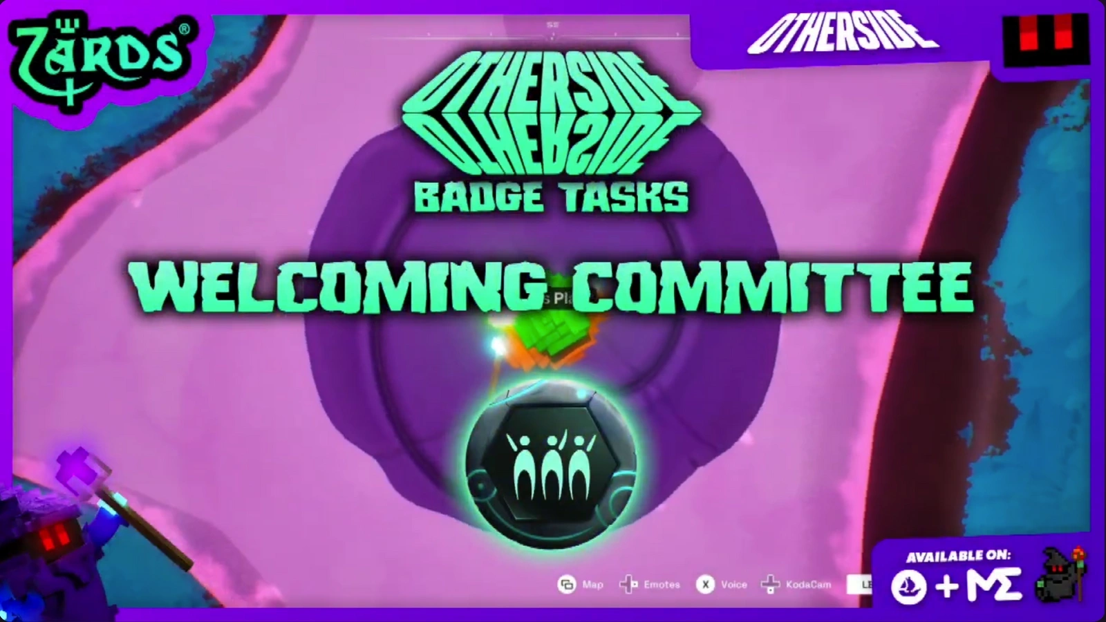 OtherSide Badges Walkthrough: Welcoming Committee